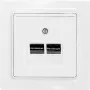 Eltako placca di copertura UAE/IAE 2 posti per E-Design UAE55E/2-wg (30055842)