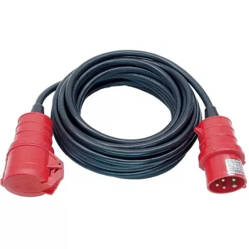 brenstuhl H07RN-F 5G2.5 - Prolunga - IEC 60309 16A (F) a IEC 60309 16A (M) - AC 400 V - 25,0 m - nero (1167720)