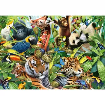 Puzzle Schmidt Spiele 57385 – 1500 pezzi, animali, larghezza 846 mm