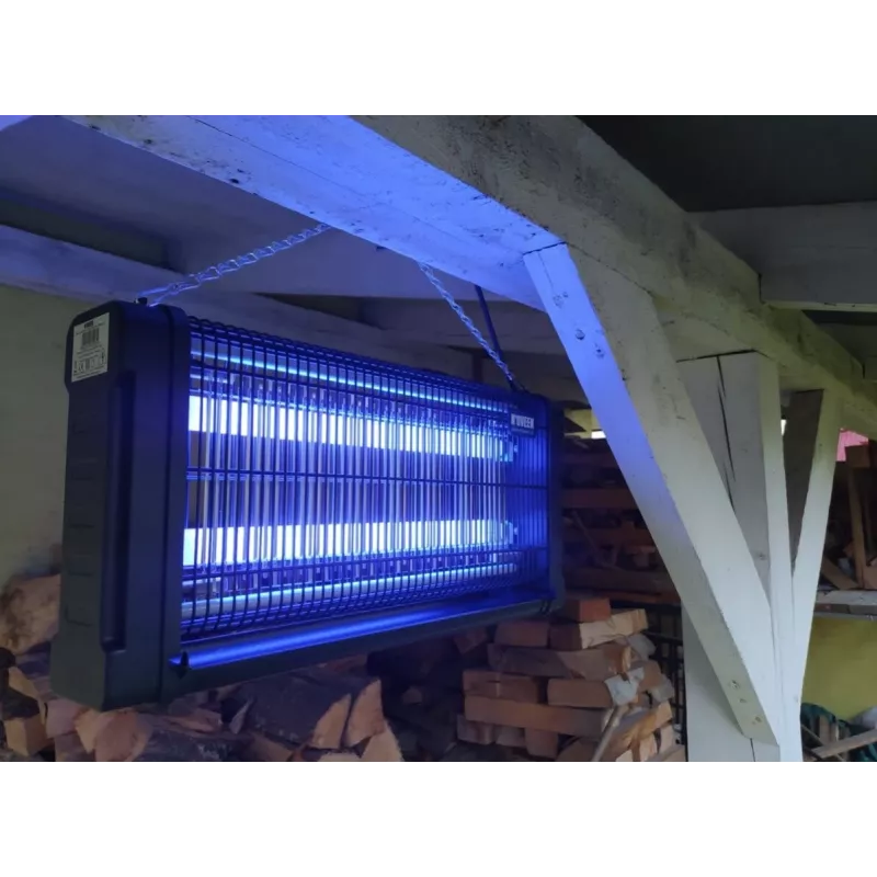 Lampada insetticida NOVEEN IKN30 nero — luce UV, a risparmio energetico, disinfestazione per interni