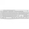 Logitech MK295 set tastiera e mouse silenziosi, bianco, wireless via ricevitore USB, layout svizzero, 920-009872
