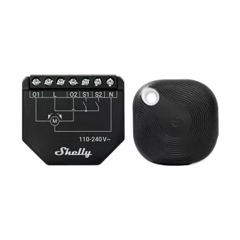 Controllo tapparella WiFi Shelly Shutter BLU (Shelly_Shutter_BLU_1) pulsante Bluetooth, custodia robusta