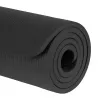 Rebel Active RBA-3151-BK tappetino da ginnastica, TPE, 183 x 61 cm, 6 mm, nero