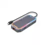 Hub USB Unitek uHUB S7+ — USB 3.2 Gen 2 Type-C con cavo, 100 W PD, Gigabit Ethernet, supporto 4K, grigio spazio