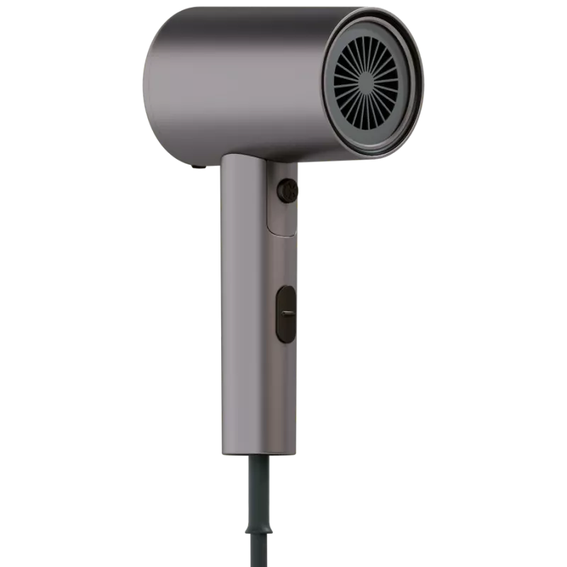 AENO asciugacapelli pieghevole, 1700W-2000W, tecnologia ionica, 3 velocità, custodia da viaggio