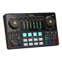Interfaccia audio USB MAONO AME2 nero con effetti integrati, scheda audio desktop compatta