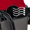 Einhell TC-VC 1815 aspiratore solidi e liquidi, grigio/rosso