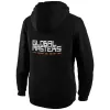 Felpa con cappuccio Global Masters GM Logo - nero (M)