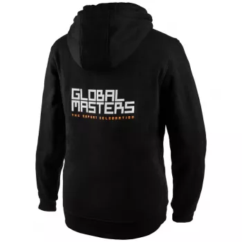 Felpa con cappuccio Global Masters GM Logo - nero (M)