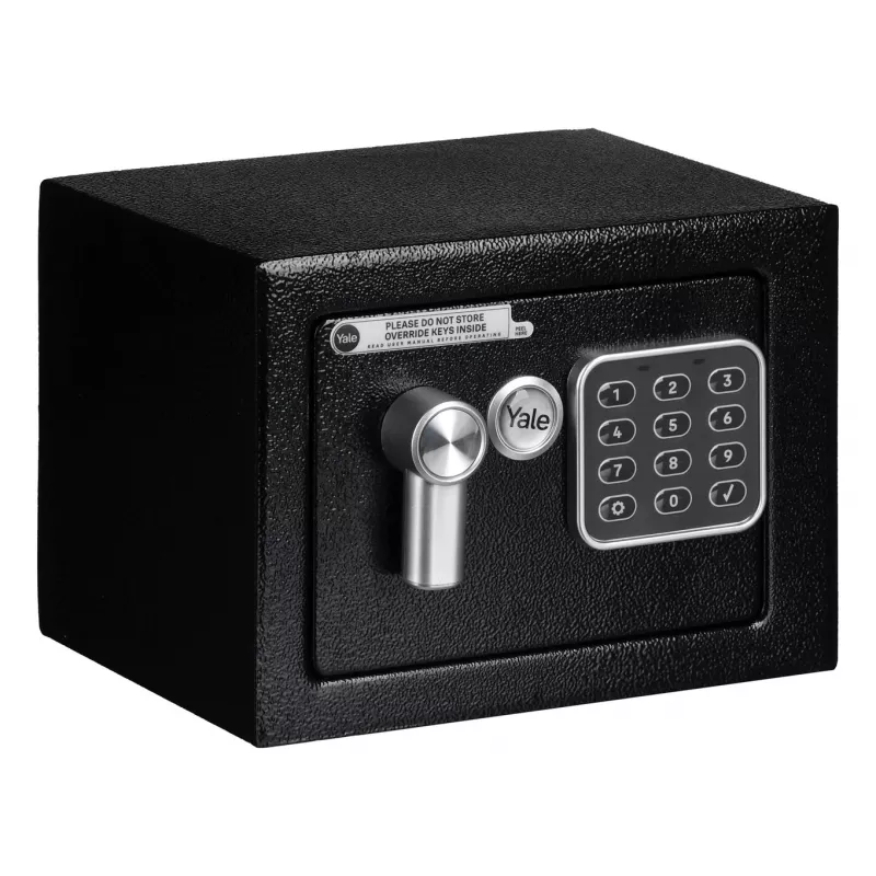 Yale YSV/170/DB2 cassaforte freestanding 3.8 l acciaio nero