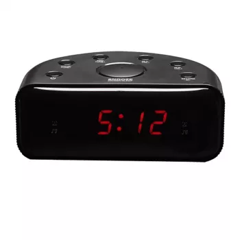Radio FM analogica e digitale Denver CR-430 con display LED, nera