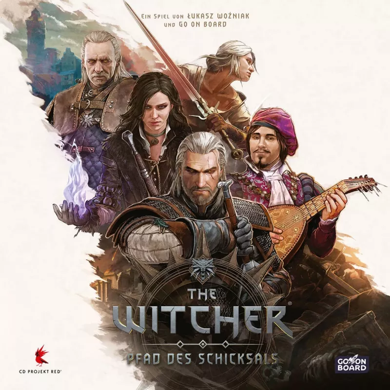 Gioco da tavolo Asmodee The Witcher: Il sentiero del destino Deluxe Edition – gioco di ruolo/strategia da tavolo