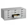 Cassettiera Paperflow EO9H4442.02 grigio chiaro A4 12 cassetti