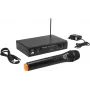 Sistema microfonico wireless Omnitronic VHF-101 212,35 MHz ricevitore VHF e trasmettitore palmare
