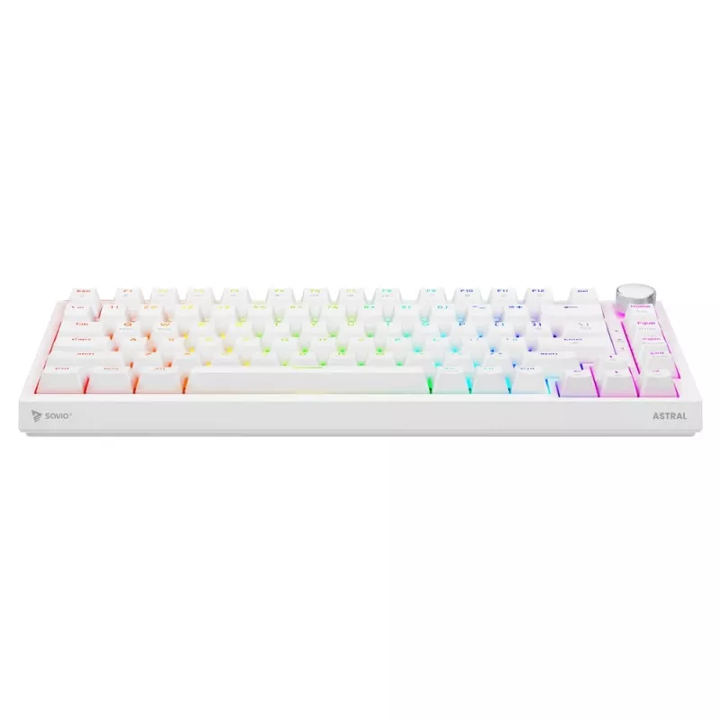 Tastiera gaming Savio ASTRAL WHITE JADE USB QWERTY US International