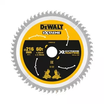 Lama per sega DeWALT XR FlexVolt 216 mm x 30 mm 60Z