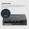 Mercusys switch desktop 5 porte Gigabit con 4 porte PoE+
