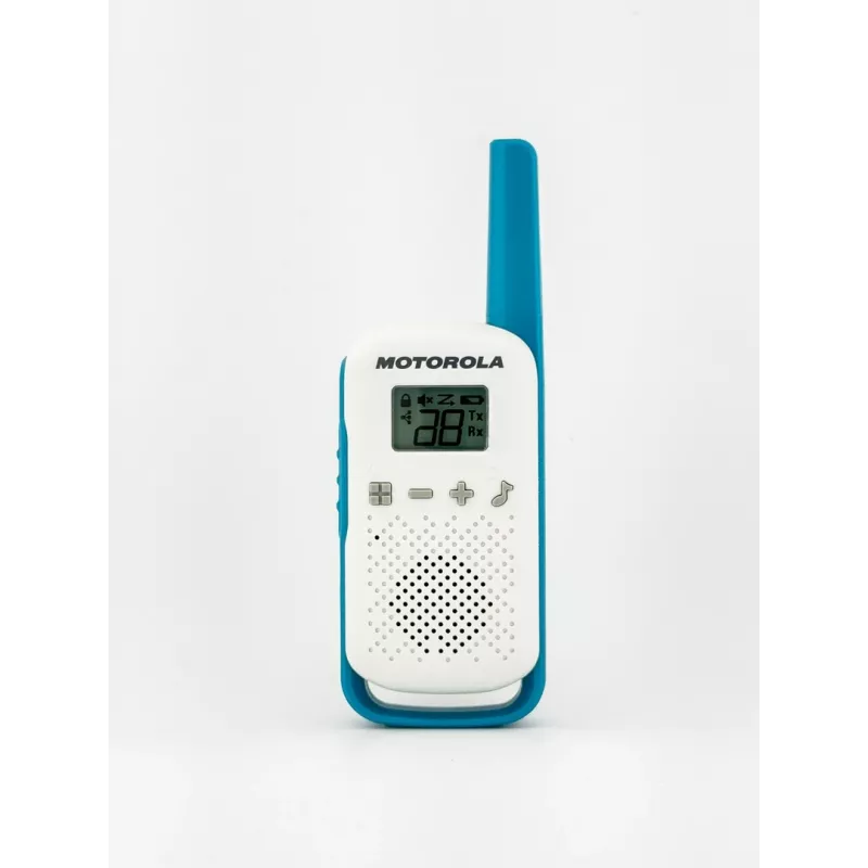 Motorola Talkabout T42 – walkie-talkie, confezione da 2 (arancione-blu)