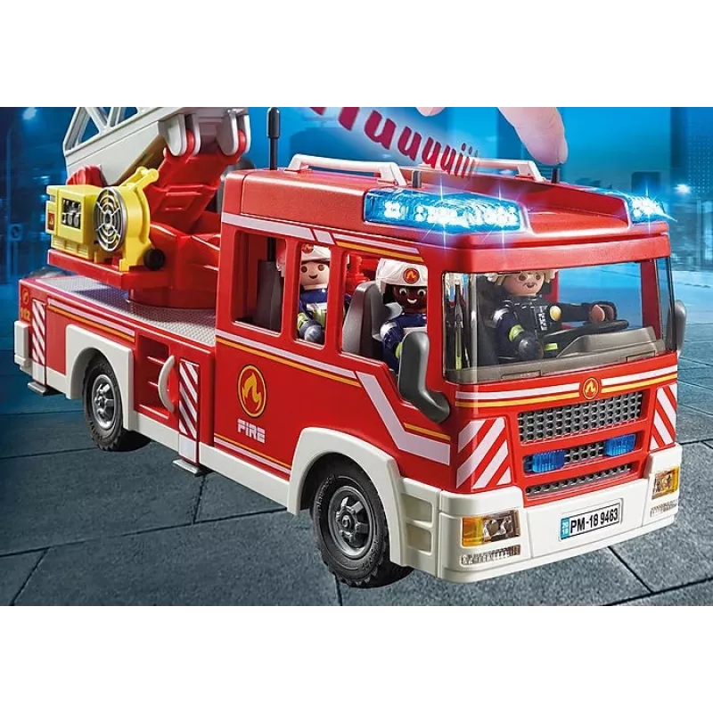 Truck Playmobil Scala dei vigili del fuoco unità 9463