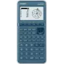 Calcolatrice grafica CASIO FX-7400GIII con display ciano, visualizzazione a 21 cifre