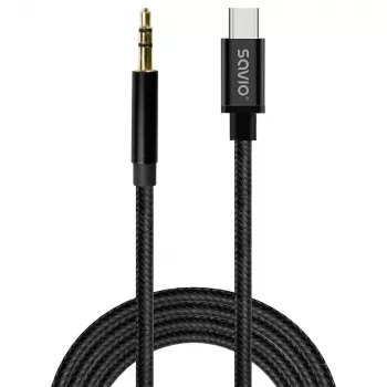 Cavo audio Savio CL-188 2 m nero connettore maschio su connettore maschio
