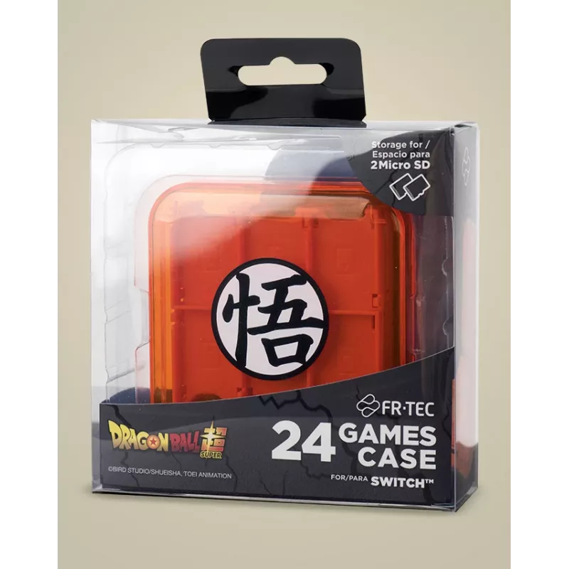Custodia per cartucce FR-TEC Dragon Ball Super Nintendo Switch arancione