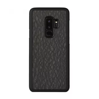 Custodia per smartphone man and wood per Galaxy S9 Plus – carbon nero