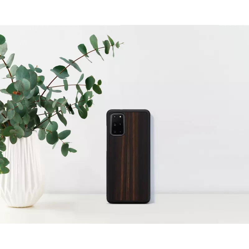 Custodia protettiva per Samsung Galaxy S20+ — Man and Wood — ebano nero