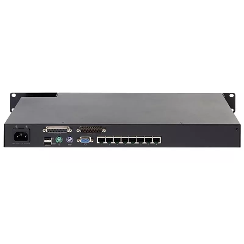 Switch KVM APC KVM0108A, 8 porte PS/2 VGA, rack 1U, 1600x1200, nero
