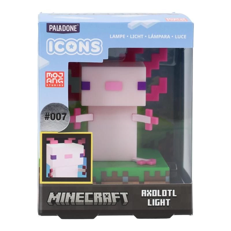 Luce Paladone Minecraft Axolotl Icon