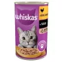Whiskas cibo umido per gatti 400 g – gusto pollo, gatti adulti, scatoletta