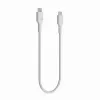 Cavo USB-C-USB-C PowerStream 100W intrecciato 1,2m bianco