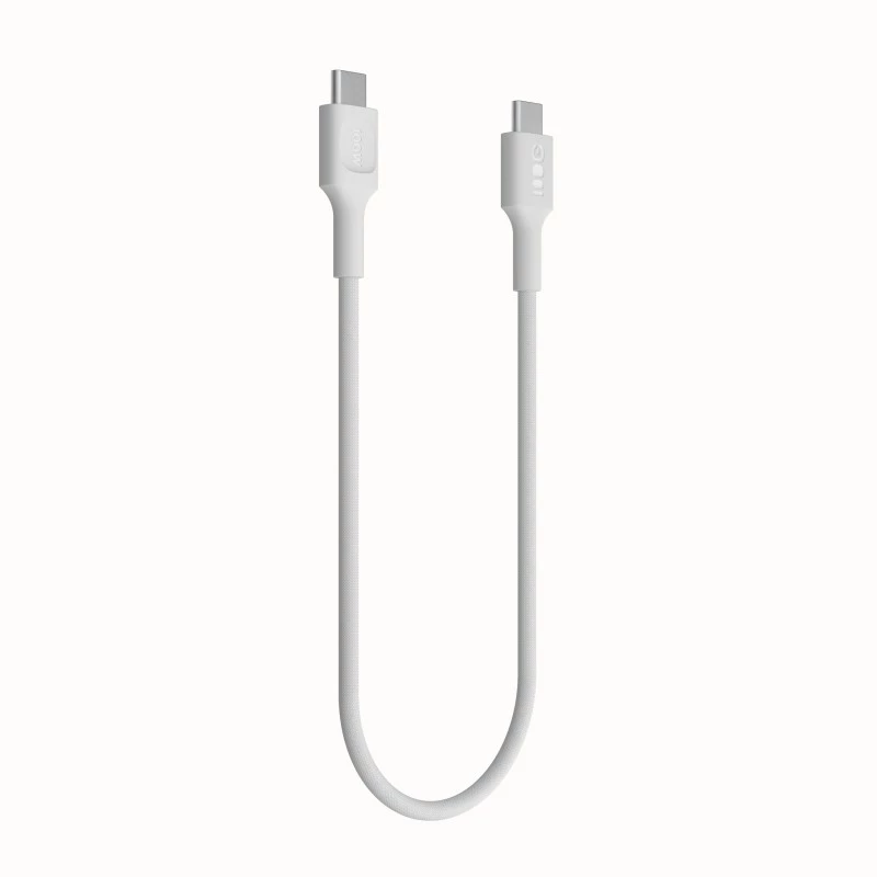 Cavo USB-C-USB-C PowerStream 100W intrecciato 1,2m bianco