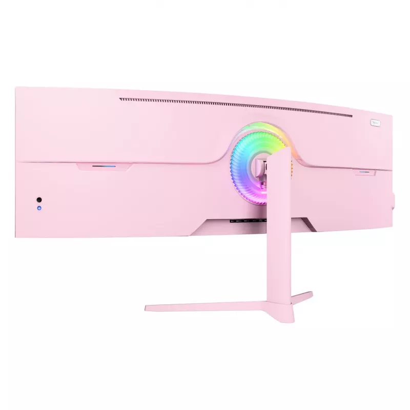 Monitor curvo Arozzi Nova 49” (124,5 cm) Dual QHD 5120×1440 LED VA 32:9 4 ms rosa