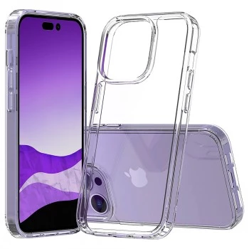 SCREENOR BUMPER Custodia per telefono per iPhone 15 Plus 6,7 pollici — TPU trasparente