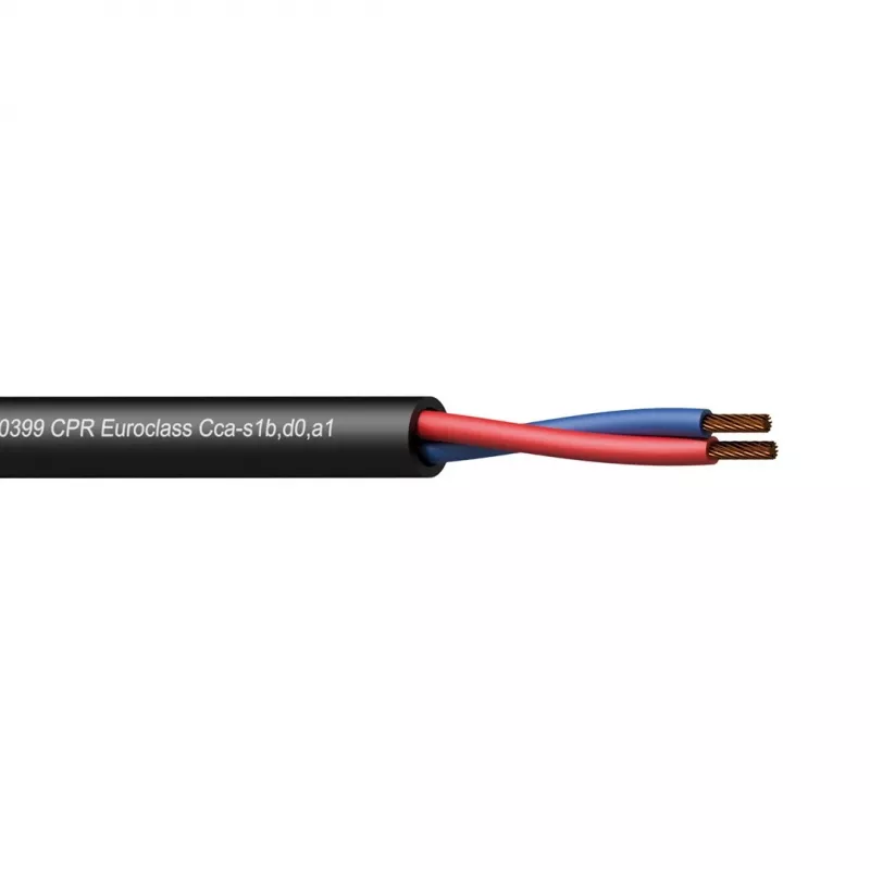 Cavo audio PROCAB CLS215-CCA/1 100m nero rame AWG 16
