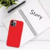 Cover posteriore FIXED per Apple iPhone 16 Pro, superficie gommata, rosso