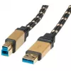 Cavo USB 3.0 ROLINE GOLD Type-A M - B M 3,0 m