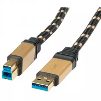 Cavo USB 3.0 ROLINE GOLD Type-A M - B M 3,0 m