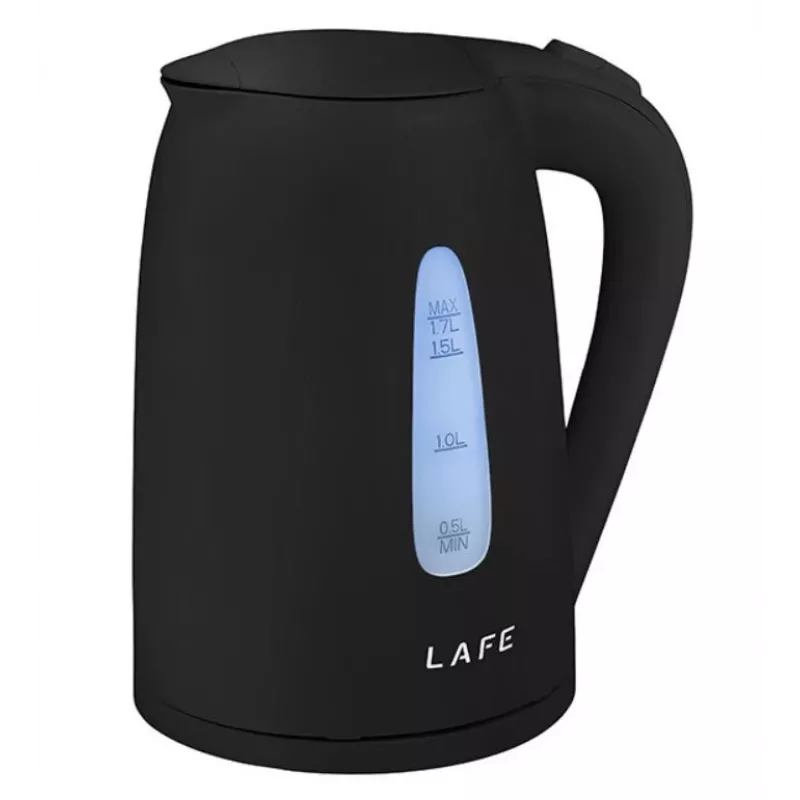Bollitore elettrico LAFE 1,7 l 2200 W nero