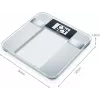 Bilancia pesapersone elettronica Beurer BG 13 Square grigia, trasparente