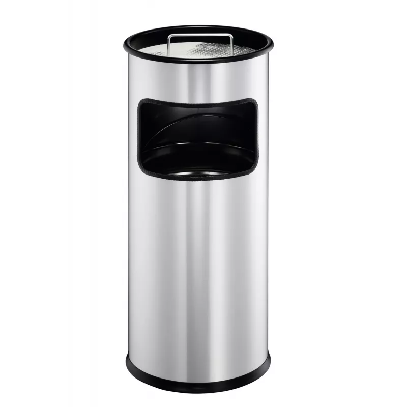 Cestino portacenere/rifiuti Durable - rotondo - 17 L - metallo