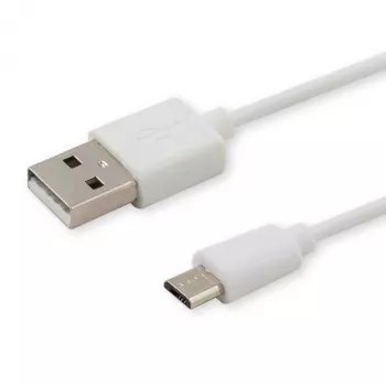 Cavo USB SAVIO CL-123 USB 2.0, USB A a Micro-USB B, 1 m, bianco