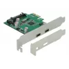 DeLOCK scheda PCI Express x1 su 2 x connettore femmina USB Type-C™