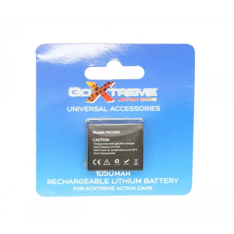 Batteria GoXtreme 1050mAh 3,7 V per Rallye, Endurance, Discovery e Pioneer
