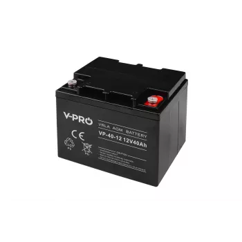 Batteria AGM sigillata Volt Polska VPRO 12V 40Ah – batteria al piombo-acido ricaricabile per UPS e funzionamento in tampone