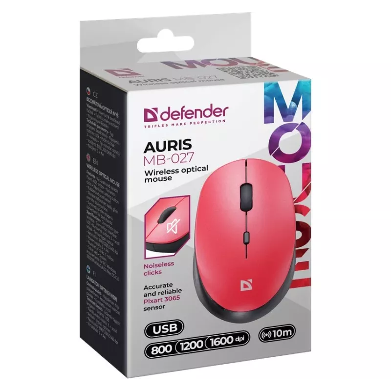 Mouse wireless DEFENDER AURIS MB-027 interfaccia
