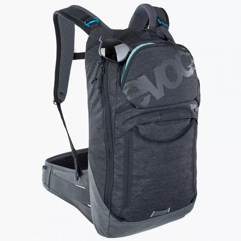 Zaino da bici EVOC Trail Pro 10L Carbon grigio sport