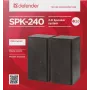 Diffusori da scrivania DEFENDER SPK-240 con filo, 2.0, 6 W RMS, alimentazione USB, 3,5 mm, nero