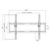 Supporto TV LogiLink BP0039 177,8 cm 70 nero acciaio inox